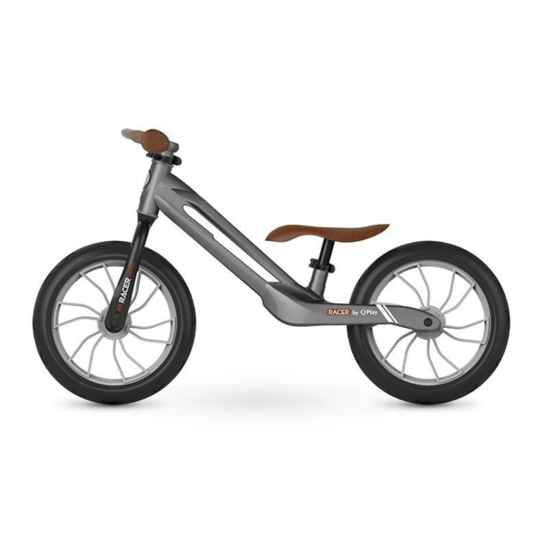 Balance Bike QPlay Racer Gri - Cod produs: 155018