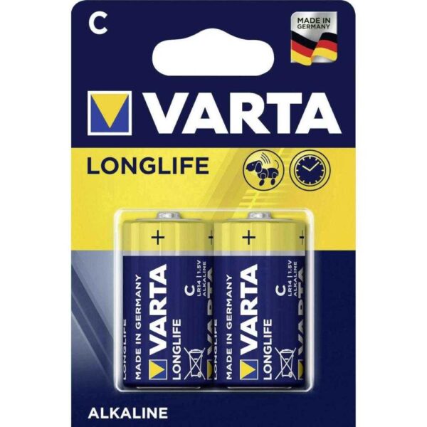 Baterie Varta Longlfe LR14, alcalina, 2 buc - Cod produs: 64235