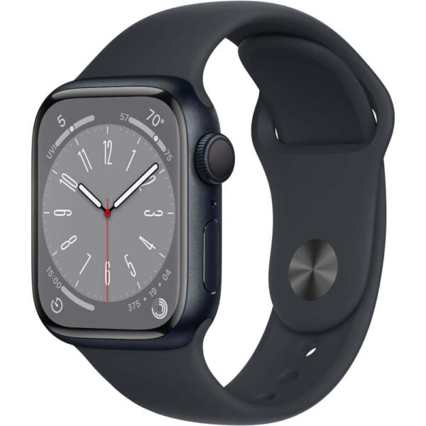 Apple Watch Series 8 GPS, 41mm, Midnight Aluminium Case, Midnight Sport Band - Cod produs: 153979
