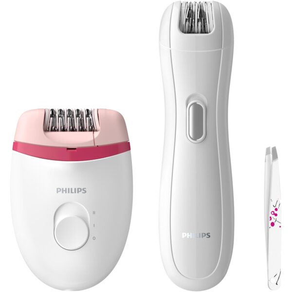 Epilator Philips Satinelle Essential BRP506/00, 2 viteze, Alb - Cod produs: 138956