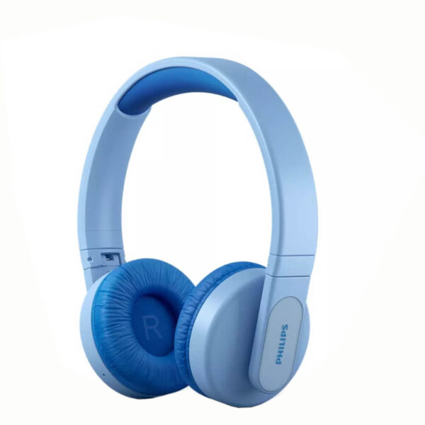 Casti audio On-Ear pentru copii Philips TAK4206BL/00, Wireless, Bluetooth,  Autonomie 28h, Albastru - Cod produs: 152280