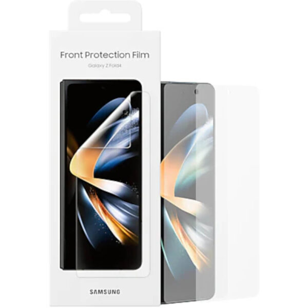 Folie de protectie Samsung Front Protection Film pentru Galaxy Z Fold4, Transparent - Cod produs: 153343