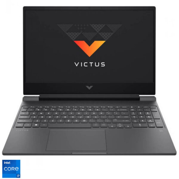 Laptop Gaming HP Victus 15-fa0014nq, 15.6?, Full HD, Intel Core i7-12700H, 16GB RAM, 512GB SSD, NVIDIA GeForce GTX 1650, No OS, Mica Silver - Cod produs: 153377