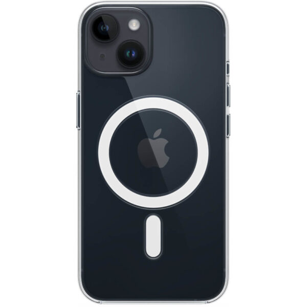 Husa de protectie Apple Clear Case with MagSafe pentru iPhone 14, Transparent - Cod produs: 154054
