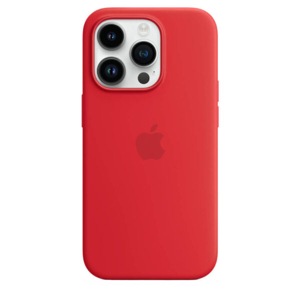 Husa de protectie Apple Silicone Case with MagSafe pentru iPhone 14 Pro, (PRODUCT)RED - Cod produs: 154114