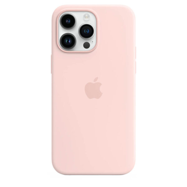 Husa de protectie Apple Silicone Case with MagSafe pentru iPhone 14 Pro Max, Chalk Pink - Cod produs: 154107