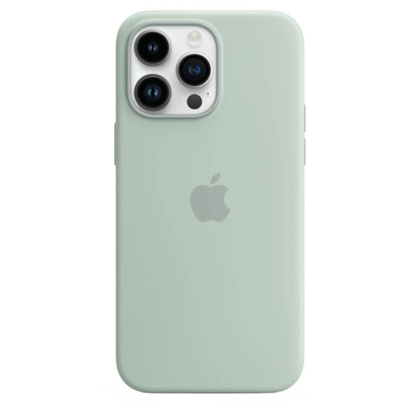 Husa de protectie Apple Silicone Case with MagSafe pentru iPhone 14 Pro Max, Succulent - Cod produs: 154112