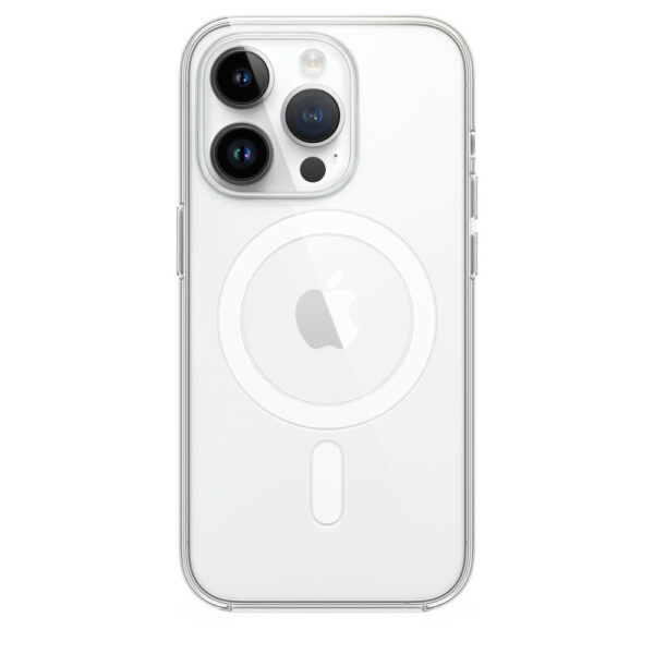 Husa de protectie Apple Clear Case with MagSafe pentru iPhone 14 Pro, Transparent - Cod produs: 154093