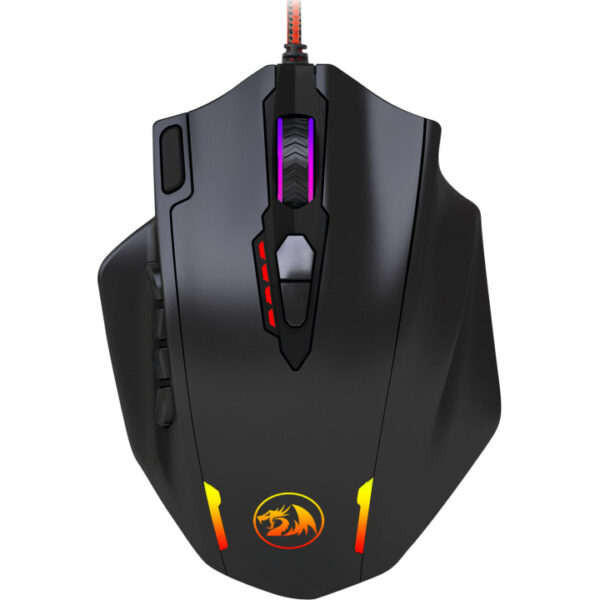 Mouse gaming Redragon Impact, Iluminare RGB, Negru - Cod produs: 134516