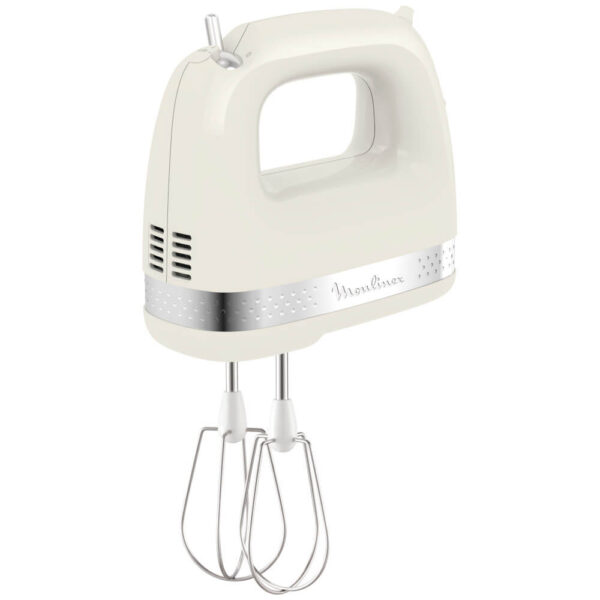 Mixer de mana Moulinex Soleil HM211A11, 200 W, 2 viteze, Alb - Cod produs: 153840