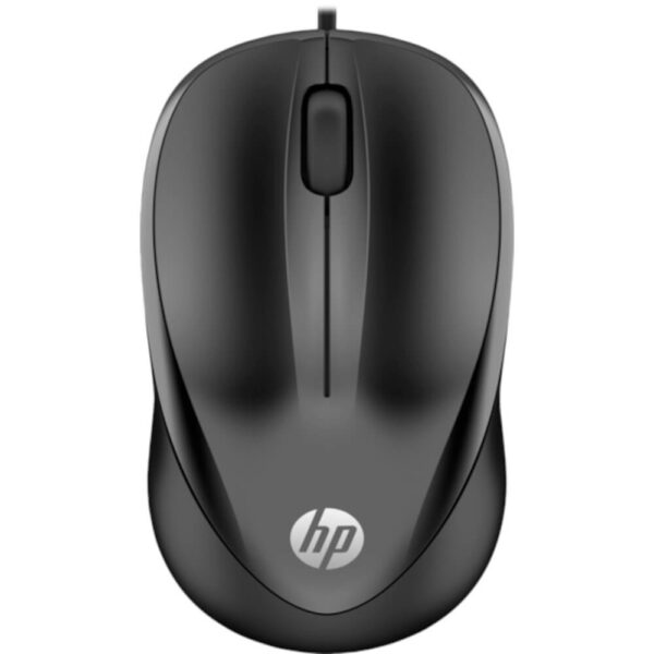 Mouse cu fir HP 1000, Senzor Optic, 1200 DPI, Negru - Cod produs: 153826