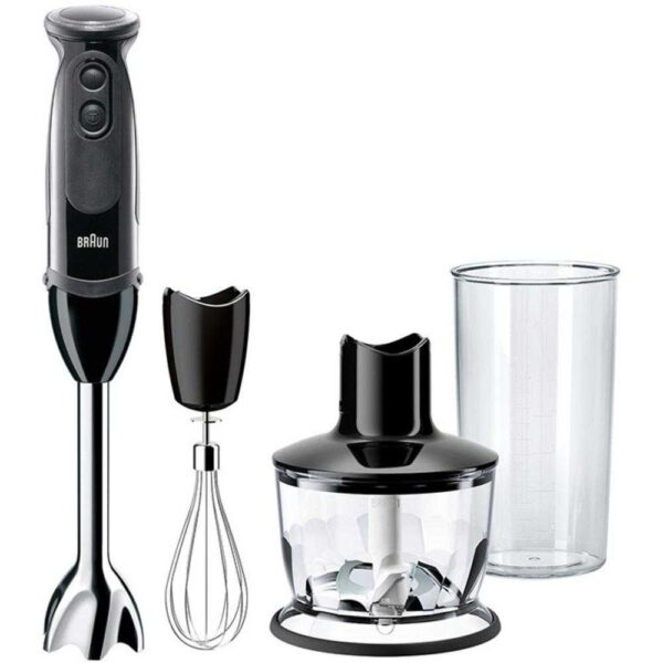 Mixer vertical Braun MQ5235BK, 1000 W, 0.6 l, 21 viteze + Turbo, Negru - Cod produs: 146091