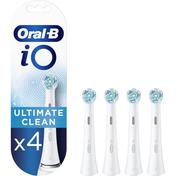 Rezerve periuta de dinti electrica Oral-B iO Ultimate Clean, 4 buc, Alb - Cod produs: 153160