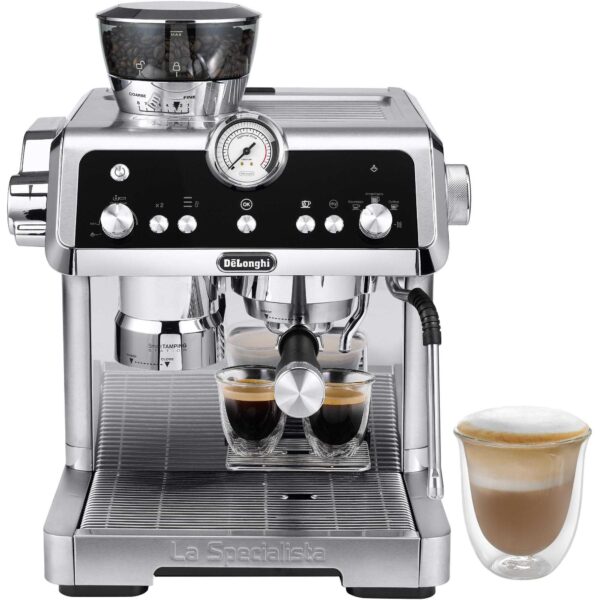 Espressor manual DeLonghi La Specialista Prestigio EC 9355.M, 1450 W, 2 L, 19 bar, Argintiu - Cod produs: 147018