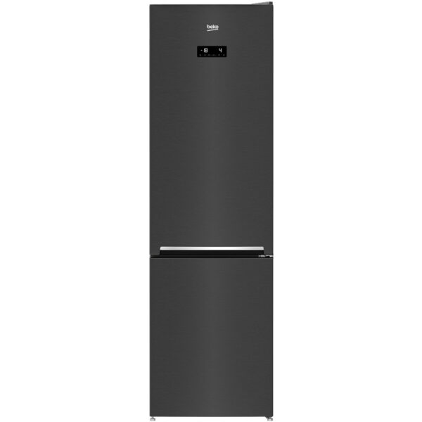 Combina frigorifica Beko RCNA406E40ZXBRN, 362 l, HarvestFresh, NeoFrost Dual Cooling, Compartiment 0°C, Suport sticle, H 203 cm, Argintiu inchis, Clasa E - Cod produs: 151222