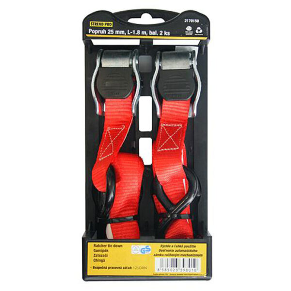 Set chingi Strend Pro PB002, 1.8 m, 25 mm, 2 buc - Cod produs: 111571