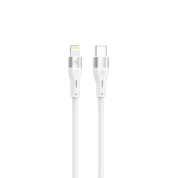 Cablu de date Tellur TLL155541, USB Type C, compatibil iPhone, 1m, Alb - Cod produs: 154295
