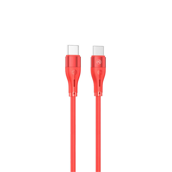 Cablu de date Tellur TLL155521, Type-C, 1m, Rosu - Cod produs: 154301