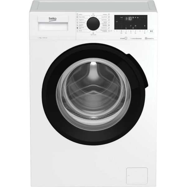 Masina de spalat rufe Beko WUE 7726 XWST, 1400 RPM, 7 kg, 15 programe, Motor ProSmart Inverter, Remote Control, Eco 40-60, Clasa B, Alb - Cod produs: 155108