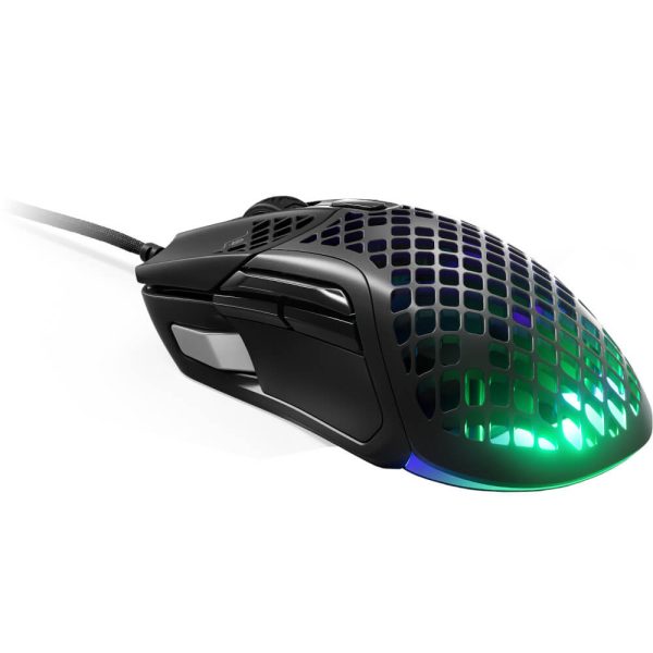 Mouse gaming SteelSeries Aerox 5, Senzor SteelSeries TrueMove Air, 18000 dpi, Negru - Cod produs: 155309