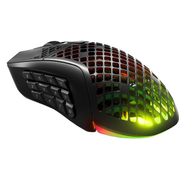 Mouse gaming wireless SteelSeries Aerox 9, Senzor SteelSeries TrueMove Air, 18000 dpi, Negru - Cod produs: 155311