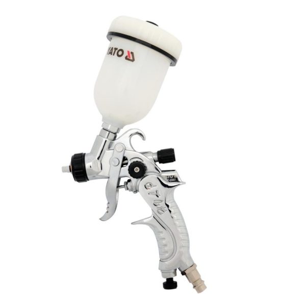 Pistol de vopsit cu cana sus Yato YT-2357, 100 ml, duza 0.8 mm - Cod produs: 125430