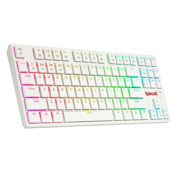 Redragon Anubis RGB White Mechanical Keyboard Brown Switch - Cod produs: 156600