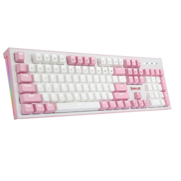 Redragon Hades Mechanical Keyboard White Pink - Cod produs: 156538