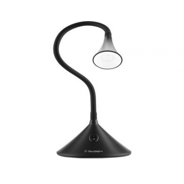 Lampa de masa GoGEN LL88B, 3.2W, gat flexibil, culoare neagra, clasa energetică A ++ - Cod produs: 156656