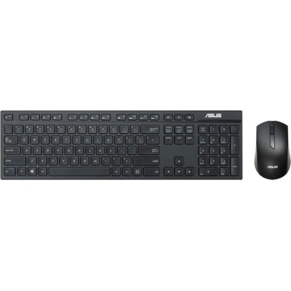 Kit Tastatura + Mouse Asus W2500, Wireless, Negru - Cod produs: 137760