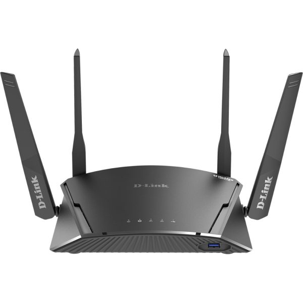 Router wireless D-Link DIR-1960, AC1900, Gigabit, Dual-Band, 1900 Mbps, 4 antene externe, Negru - Cod produs: 137764