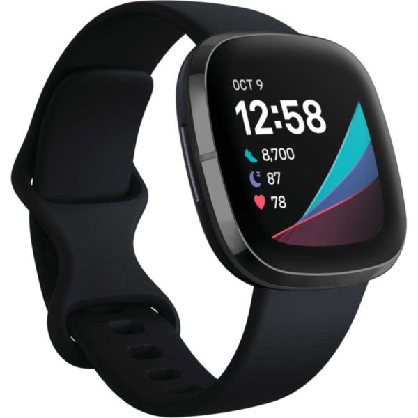 Smartwatch Fitbit Sense, NFC, Carbon - Cod produs: 142124