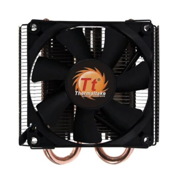 Cooler procesor Thermaltake SlimX3, 4 pin, Flux aer 10.814-22.35 CFM,  Nivel zgomot 20-26.9 dB, Compatibil Intel, Compatibil Intel, Negru - Cod produs: 148562