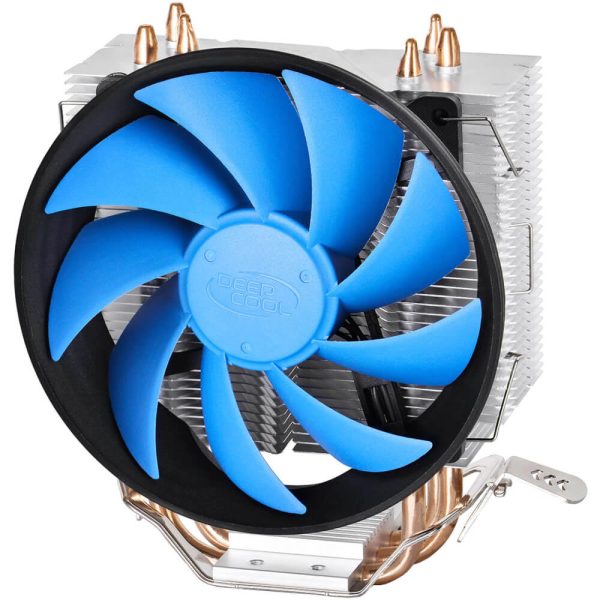 Cooler procesor Deepcool GAMMAXX 300, 120mm, Flux aer 55.50 CFM, Nivel zgomot 17.8 - 21 dB(A), Compatibil Intel/AMD, Negru/Gri - Cod produs: 150216