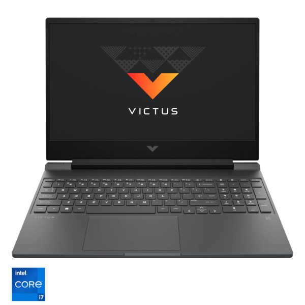 Laptop Gaming HP Victus 15-fa0002nq, 15.6?, Full HD, Intel Core i7-12700H, 16GB RAM, 1TB SSD, NVIDIA GeForce RTX 3050, No OS, Mica Silver - Cod produs: 153387