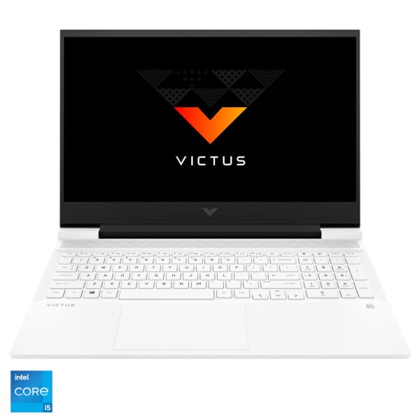 Laptop Gaming HP Victus 16-d1011nq, 16.1?, Full HD, Intel Core i5-12500H, 16GB RAM, 512GB SSD, NVIDIA GeForce RTX 3060, No OS, Alb Ceramic - Cod produs: 153389