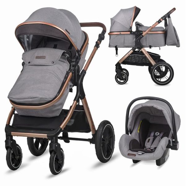 Carucior transformabil 3in1 Coccolle Melora Moonlit grey - Cod produs: 154412