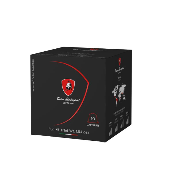 Capsule Tonino Lamborghini compatibile Nespresso®, cutie 10 buc - Cod produs: 159668