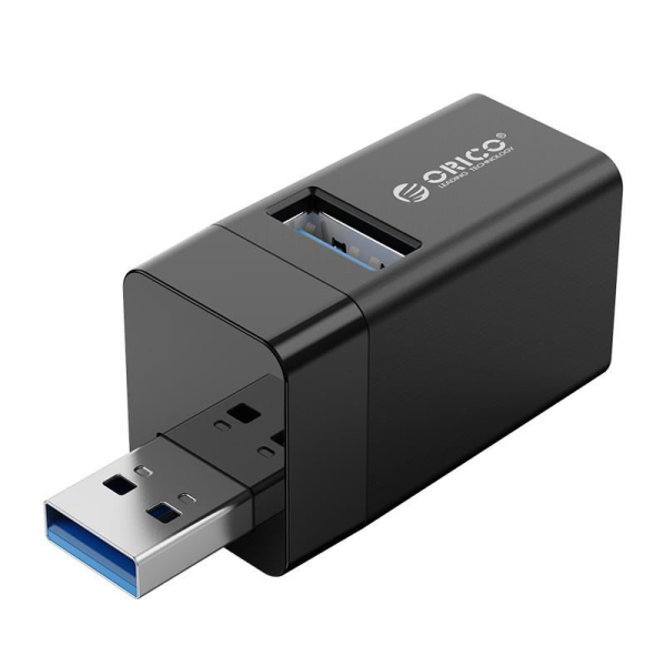 HUB USB Orico MINI-U32 Mini 3-in-1 negru - Cod produs: 158504