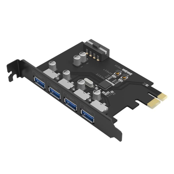 Adaptor PCI-Express Orico PME-4U 4 port-uri USB 3.0 - Cod produs: 155219