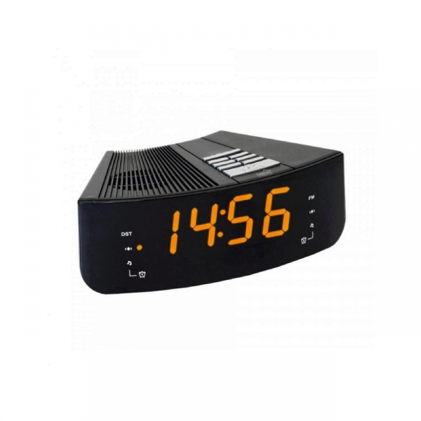 Ceas desteptator cu radio Home LTCR 02, negru, Led - Cod produs: 155247