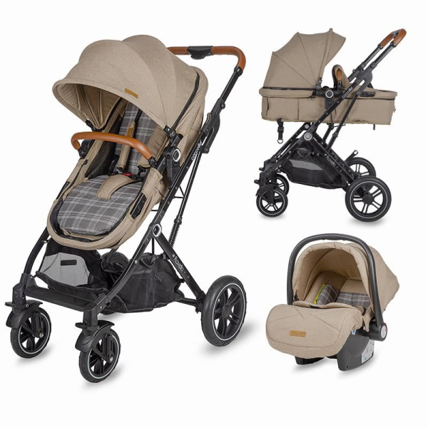 Carucior 3in1 ultracompact Coccolle Ravello Safari Beige - Cod produs: 154399