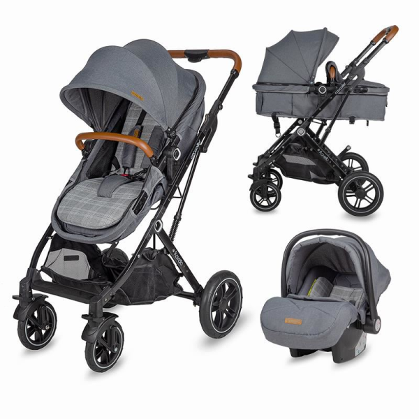 Carucior 3in1 ultracompact Coccolle Ravello Urban Grey - Cod produs: 154401