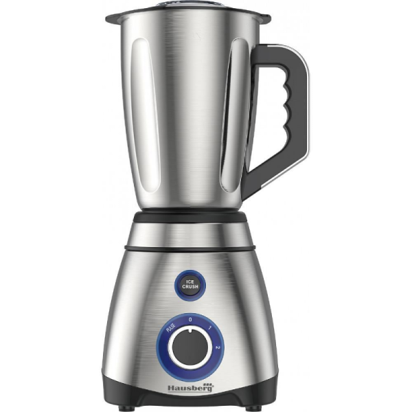 Blender cu rasnita, Hausberg HB-7763, 600 W, recipient din inox 1.5 L, doua viteze cu pulsatii - Cod produs: 155483