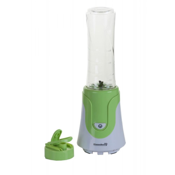 Blender Smoothie ,Hausberg HB-7676VR, Putere 300W, Capacitate 600ml, motor de cupru, Verde - Cod produs: 155490