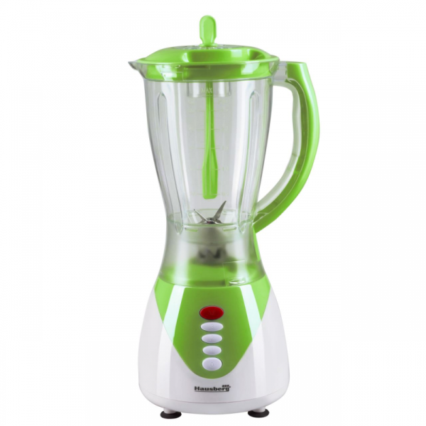 Blender cu bol 1.5 l, Hausberg HB7661V, 3 viteze, 300 w, verde - Cod produs: 155491