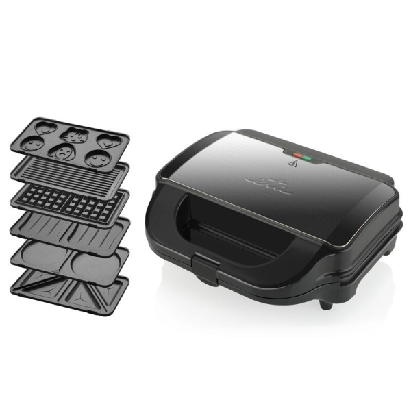 Sandwich-maker 6 in 1, ETA Sorento Plus 5151, 900 W, otel inoxidabil, 6 tipuri de placi detasabile - Cod produs: 155576