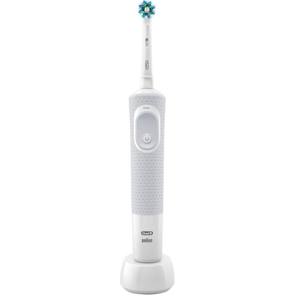 Periuta de dinti electrica Oral-B D100 Vitality Cross Action, 7600 oscilatii, 1 program, 1 capat, Alb - Cod produs: 137879