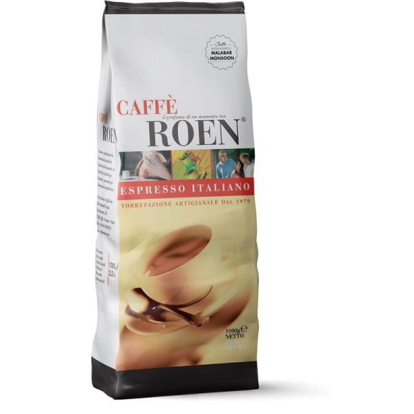 Cafea Roen Espresso India Arabica Malabar Monsoon boabe 1 kg - Cod produs: 158050