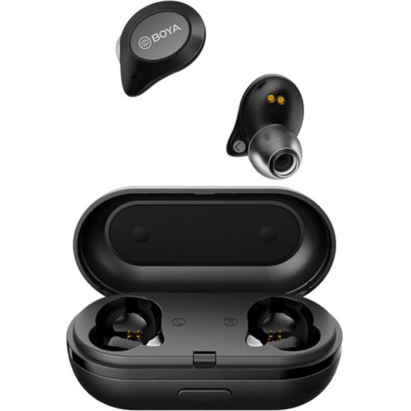 Casti True Wireless Boya Stereo, Bluetooth V5.0, USB-C, In-Ear, Negru - Cod produs: 154454